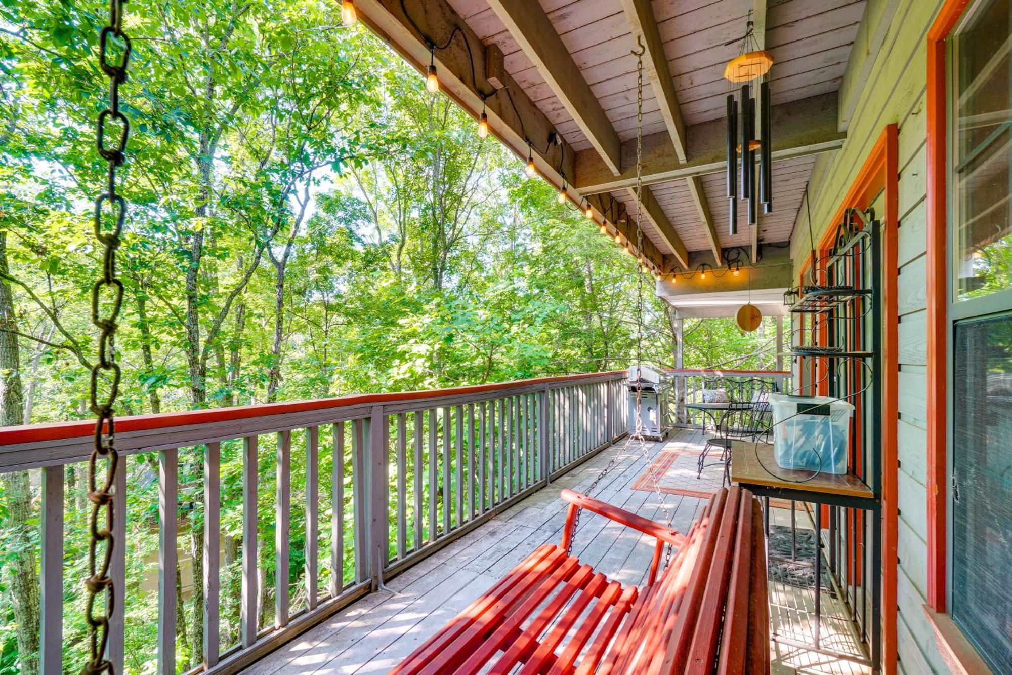 Smoky Mountain Cabin With Deck And Hot Tub! 鸽子谷 外观 照片